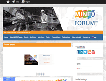 Tablet Screenshot of minexforum.com